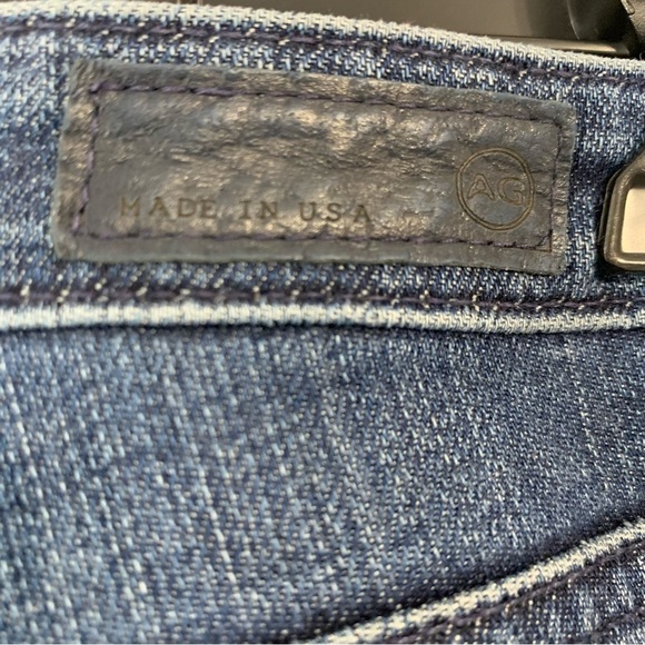 AG Adriano Goldschmied the Stevie Ankle slim straight leg‎ blue jean. Size 28R - Picture 11 of 11